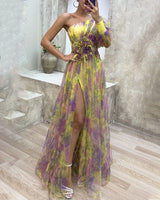 Cecilia - Elegant Split Dress