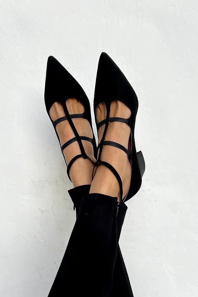 Annelore - Chique Black heels
