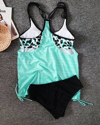 August - Plain Leopard Print Tankini