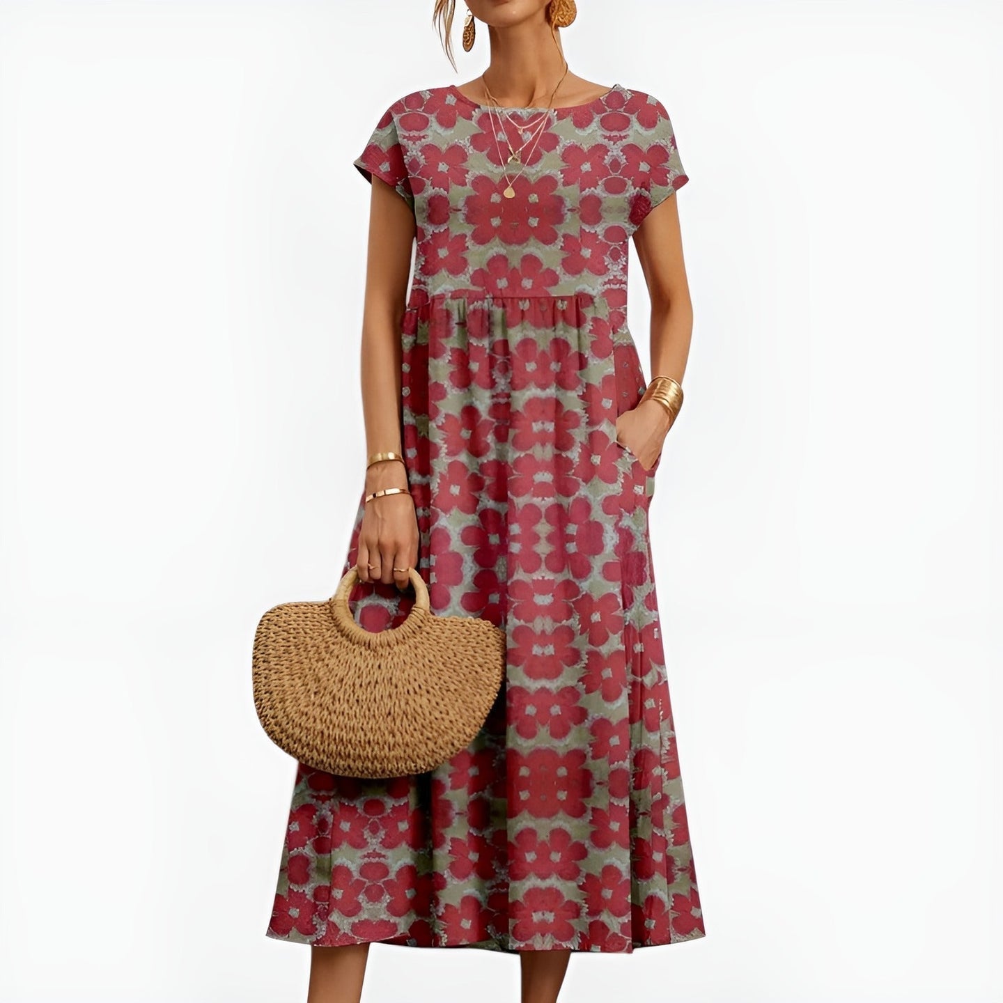 Norma - Casual floral dress