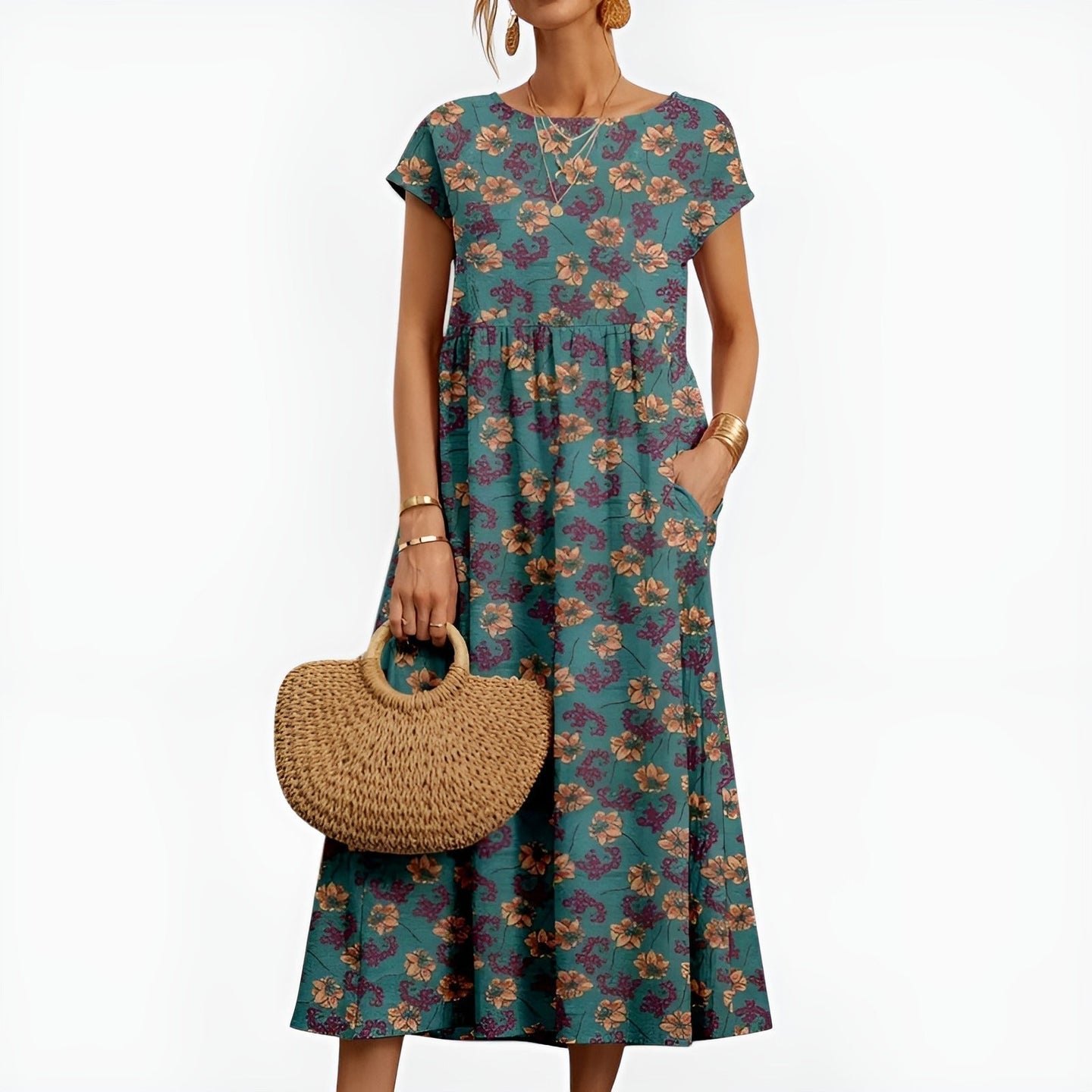 Norma - Casual floral dress