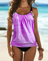 August - Plain Leopard Print Tankini