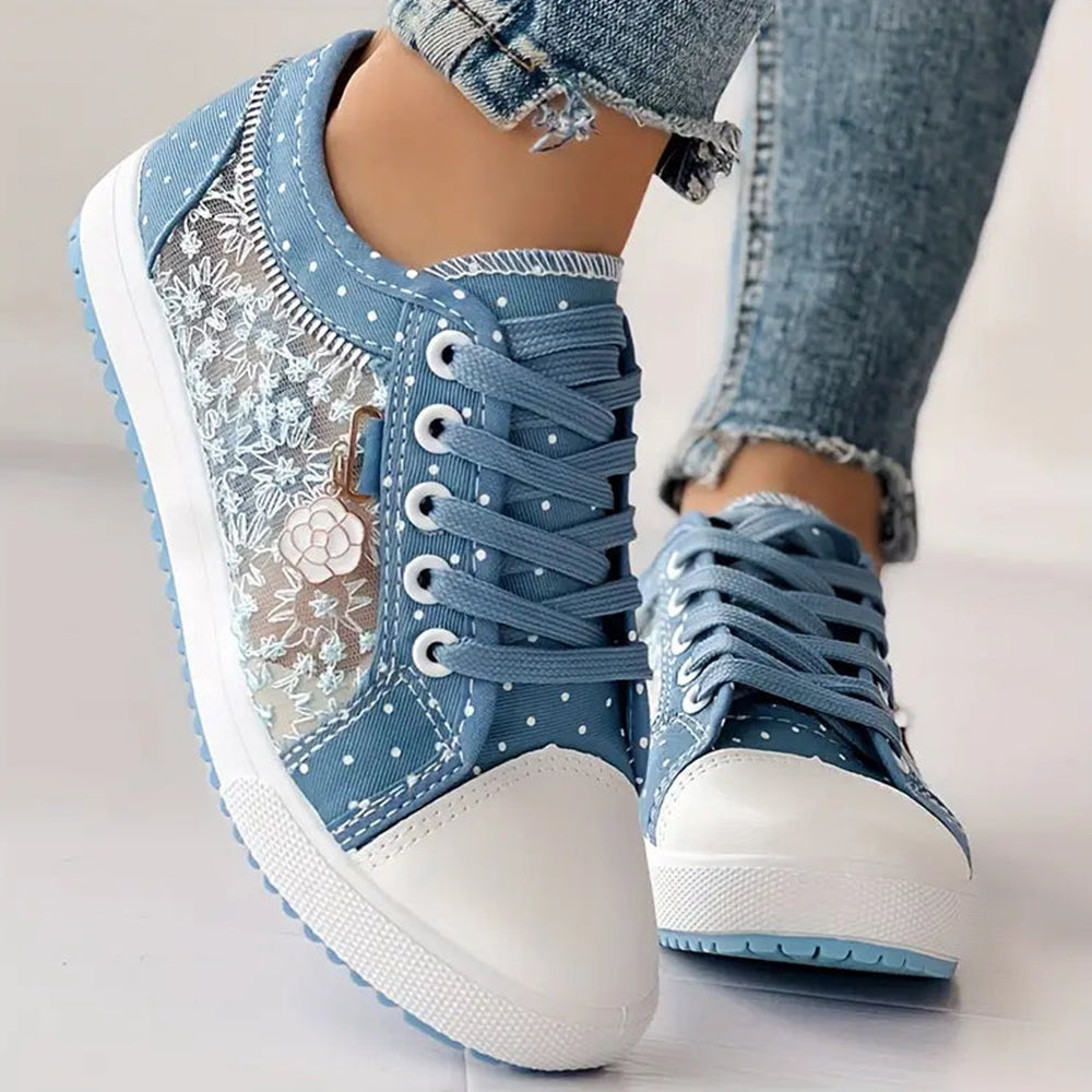 Moon - Stylish Lace-Up Sneakers