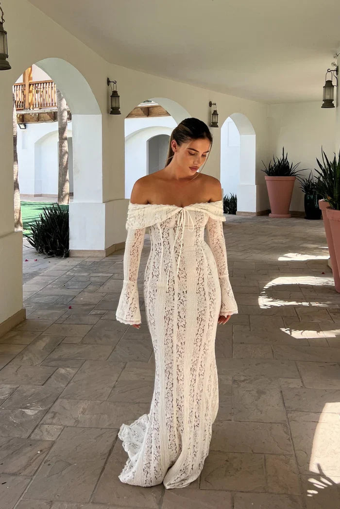 Georgetta | Lace Off-Shoulder Dress