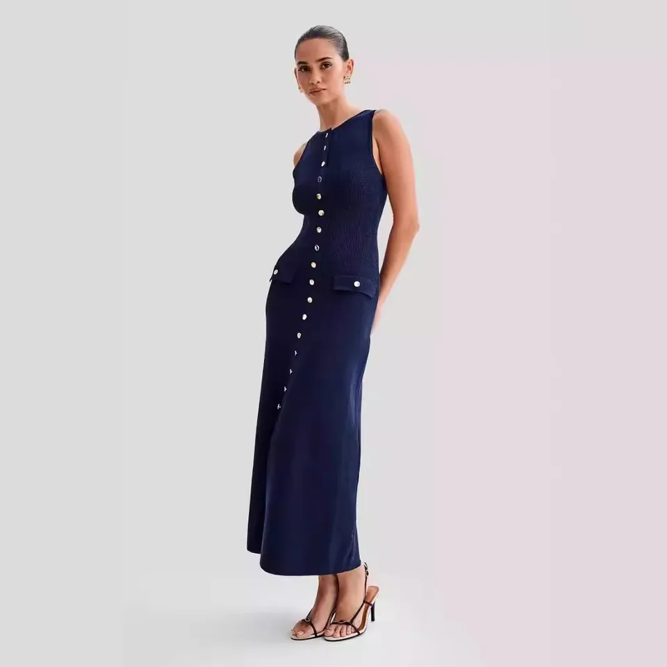 Apolline | Knit Button Dress