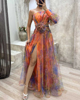 Cecilia - Elegant Split Dress