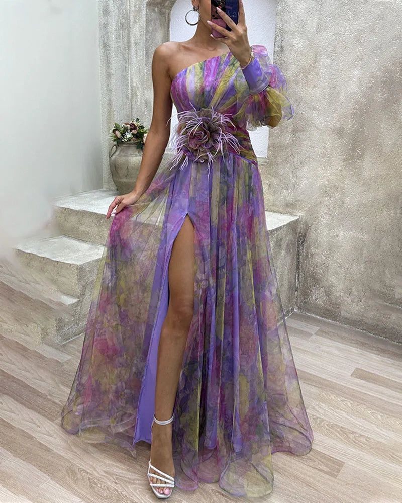 Cecilia - Elegant Split Dress