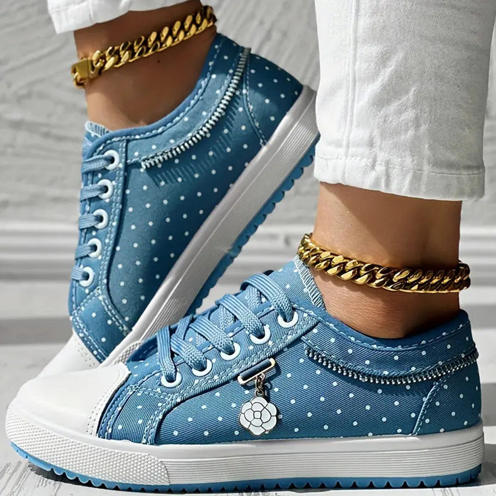 Moon - Stylish Lace-Up Sneakers