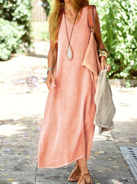 Mia - Classic V-Neck  Dress