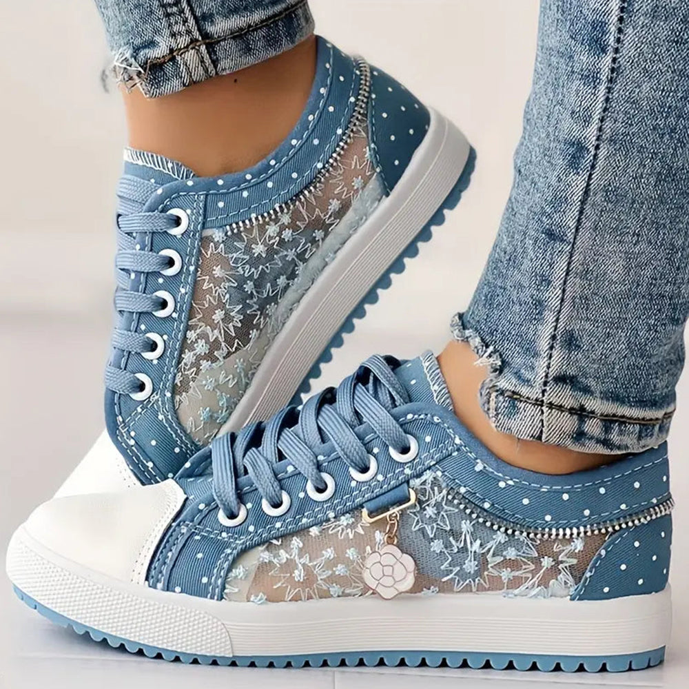 Moon - Stylish Lace-Up Sneakers