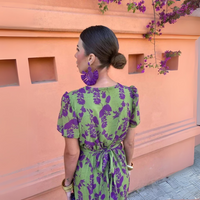 Seglinde - Classic floral midi dress