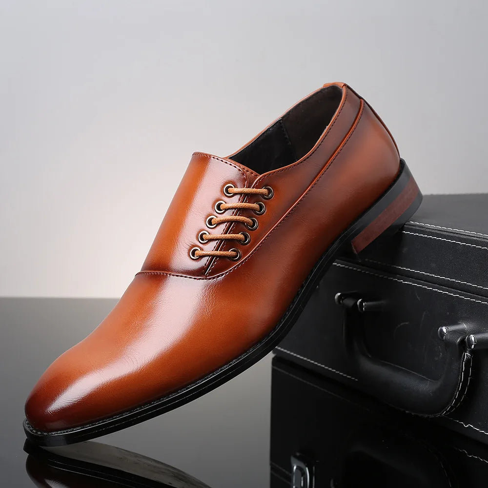 Bertolini - Genuine Leather Oxford Shoes