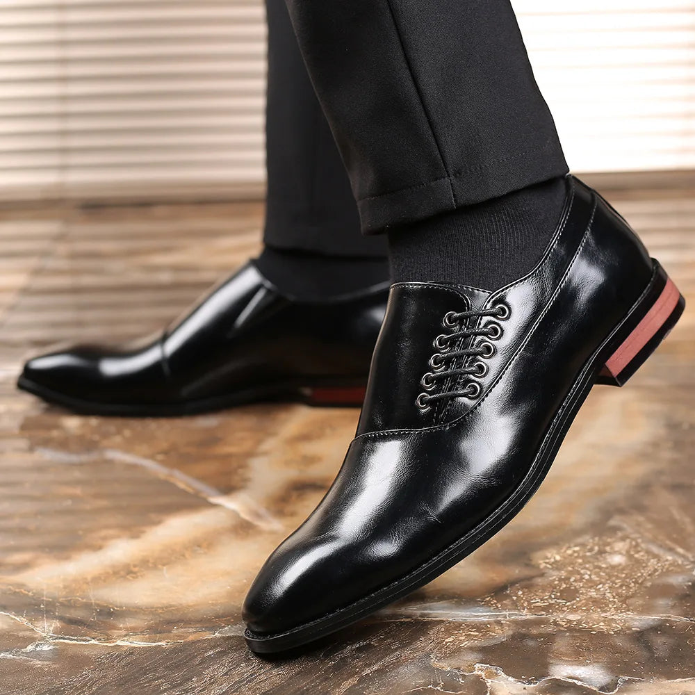 Bertolini - Genuine Leather Oxford Shoes