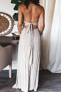 Lanie - Chic Pleated Maxi Dress