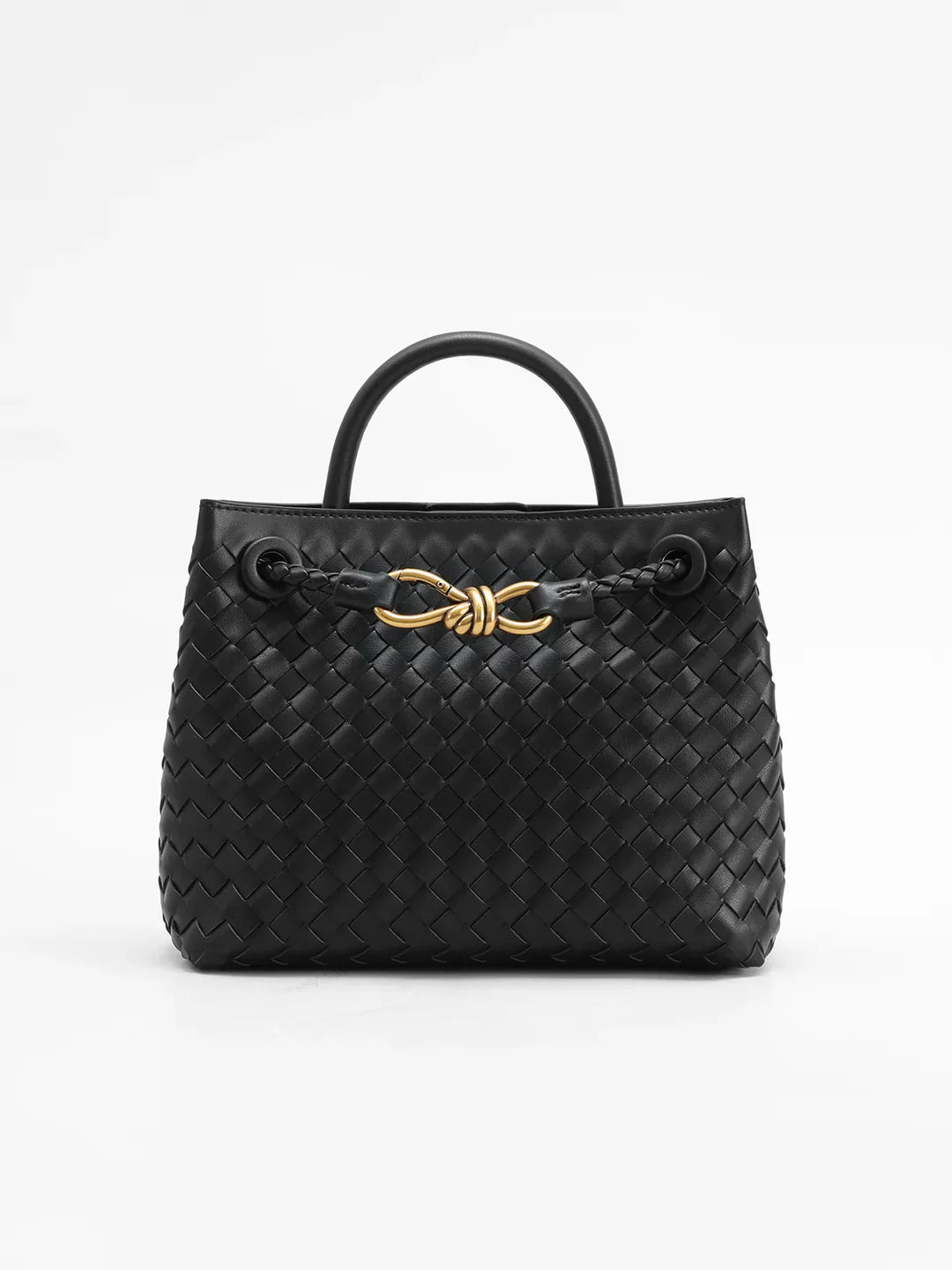 Colette | Woven Knot Handle Handbag