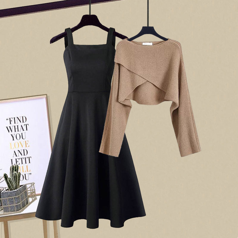The Evelyn Set - The 2-in-1 Knit Dress Set