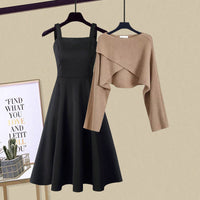 The Evelyn Set - The 2-in-1 Knit Dress Set