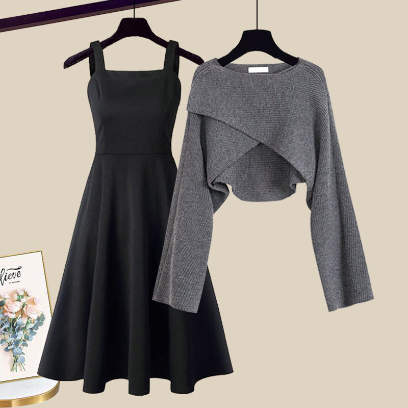 The Evelyn Set - The 2-in-1 Knit Dress Set