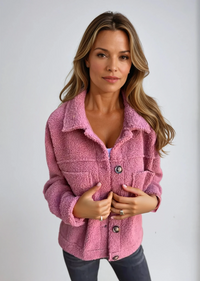 Ava - Cozy Crewneck Cardigan