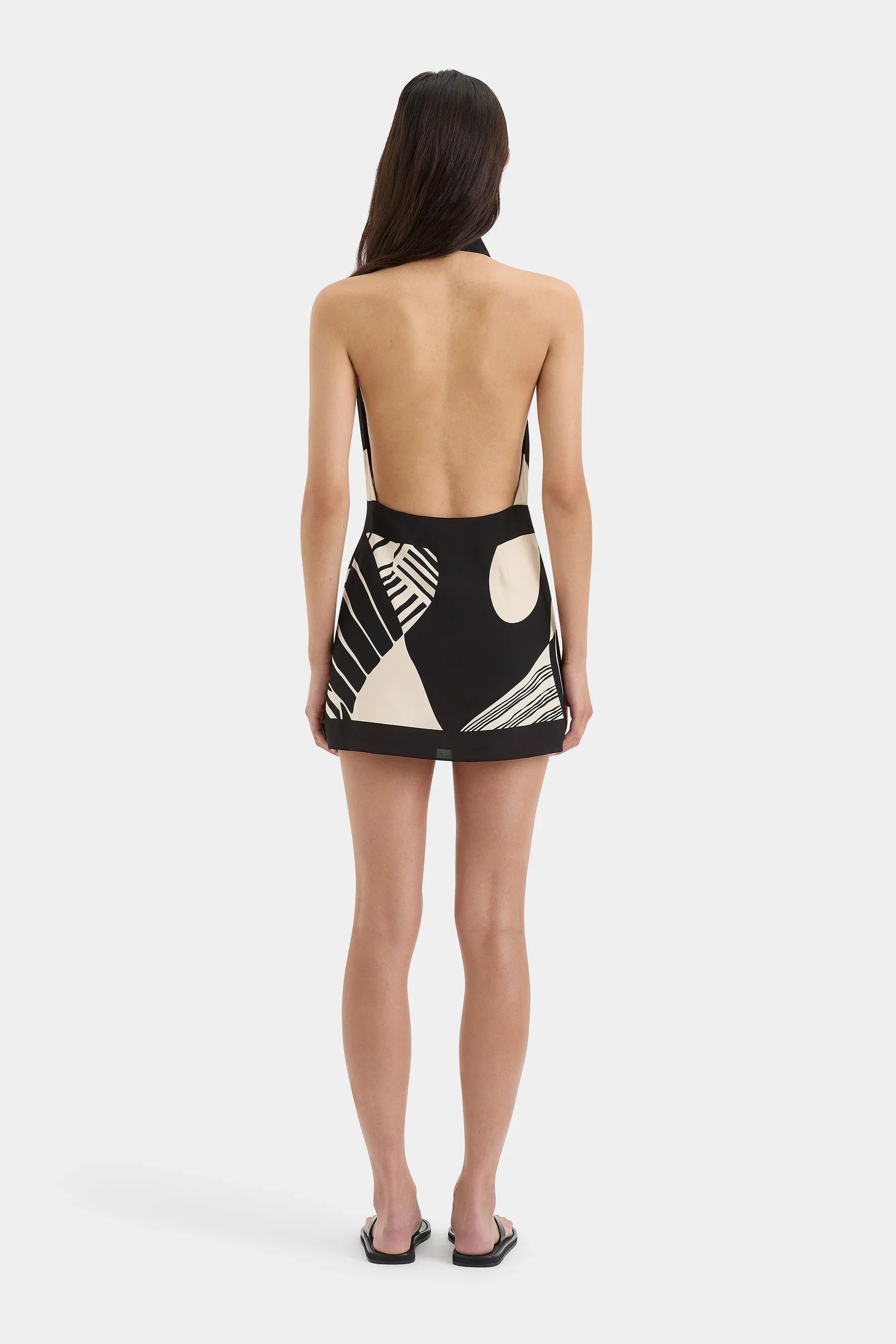 Amara | Halter Wrap Mini Dress