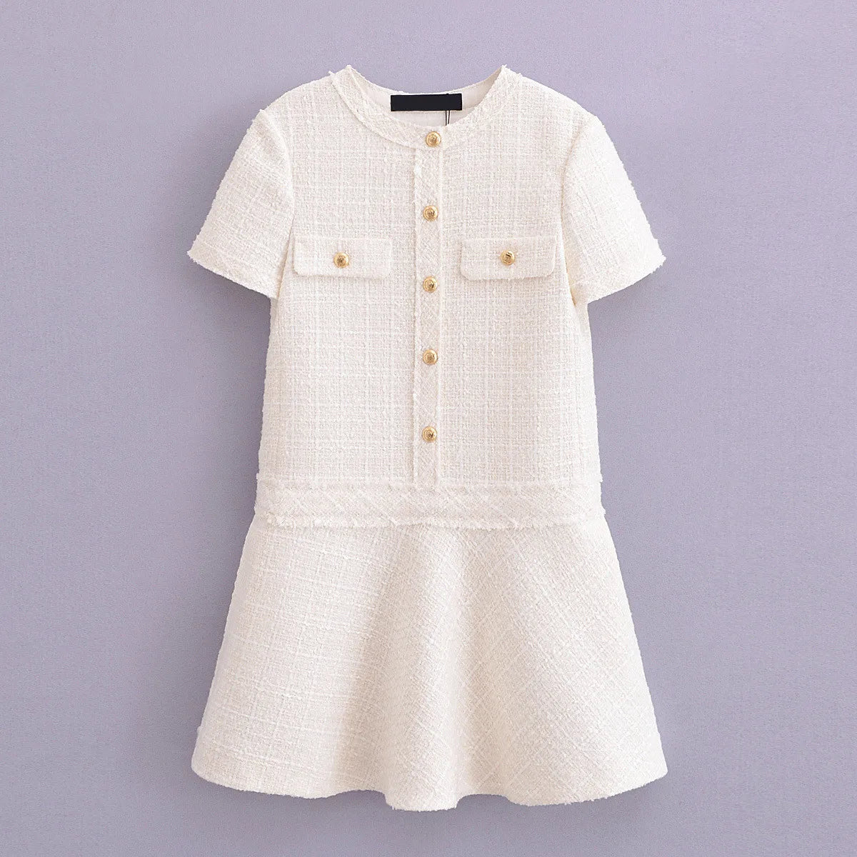 Tosca | Tweed A-Line Mini Dress