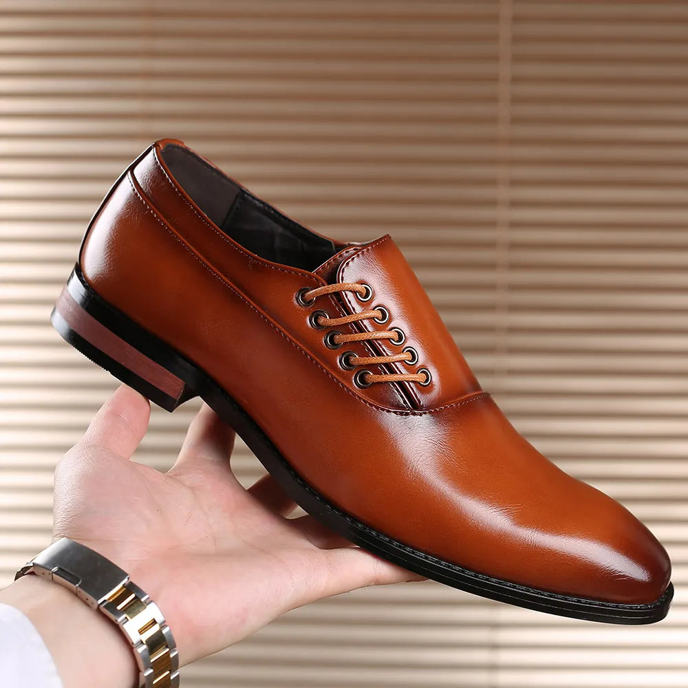 Bertolini - Genuine Leather Oxford Shoes
