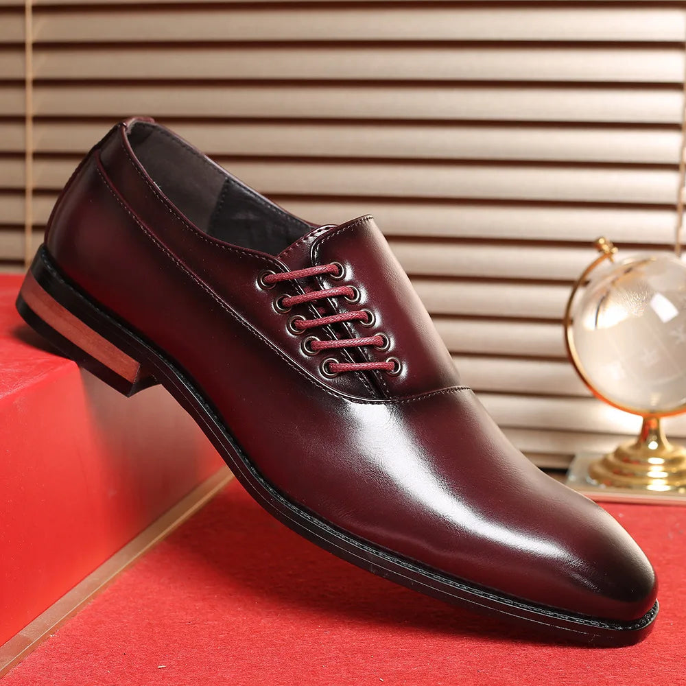 Bertolini - Genuine Leather Oxford Shoes