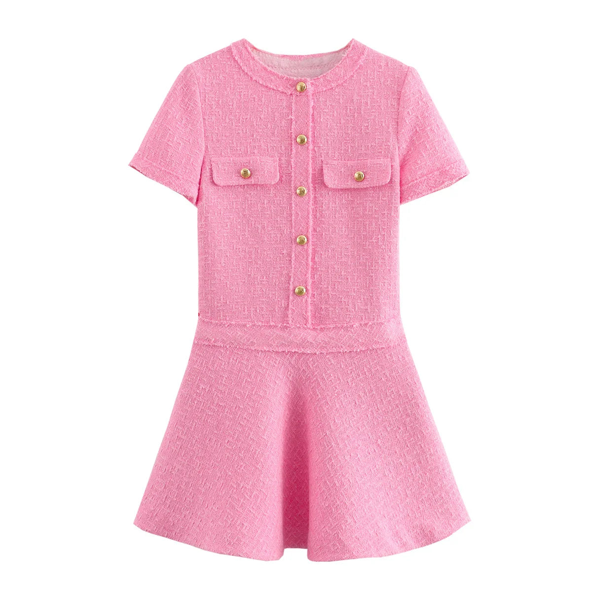 Tosca | Tweed A-Line Mini Dress