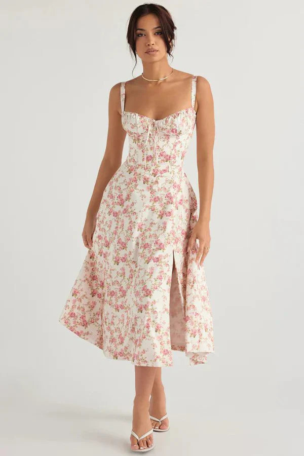 Amélie | Floral Midi Dress