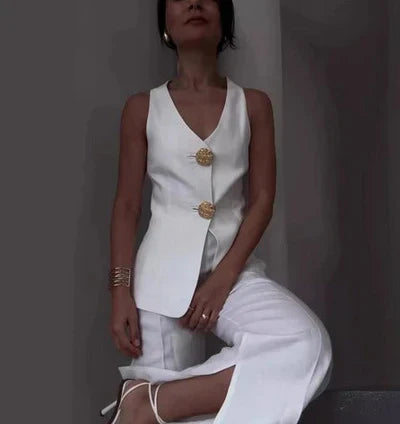 Claudia | Timeless Linen Set