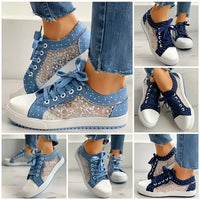 Moon - Stylish Lace-Up Sneakers