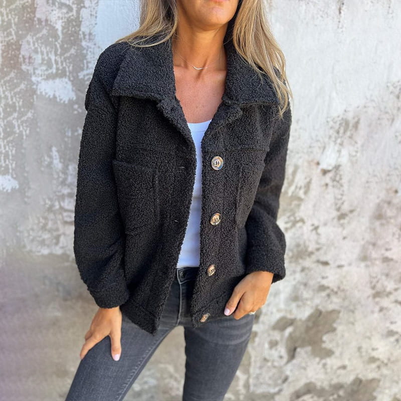 Ava - Cozy Crewneck Cardigan