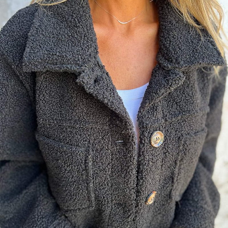 Ava - Cozy Crewneck Cardigan