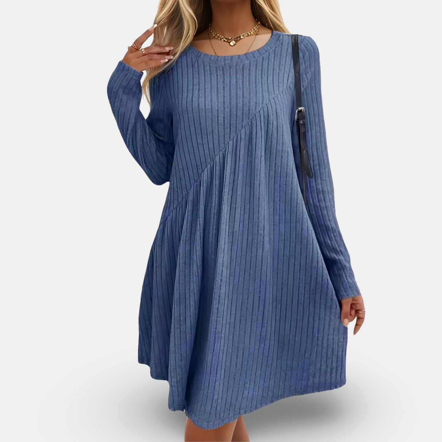 Clarita - Soft & comfortable dress with long sleeves