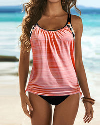 August - Plain Leopard Print Tankini