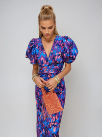 Anneg - Retro print dress