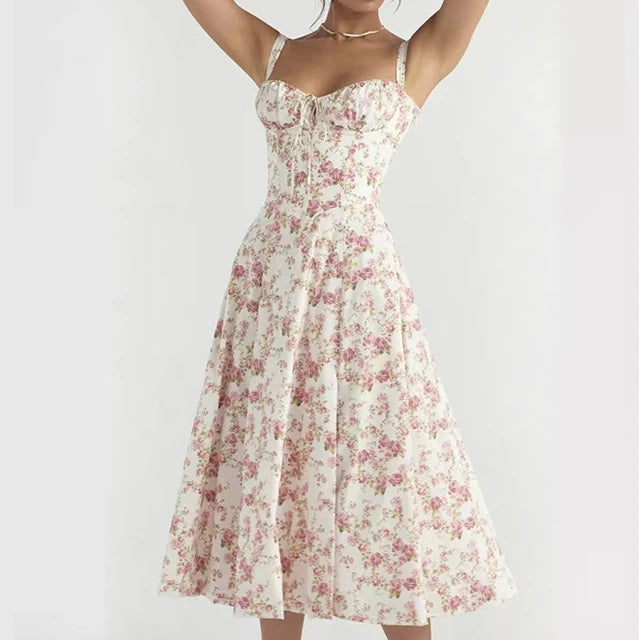 Amélie | Floral Midi Dress
