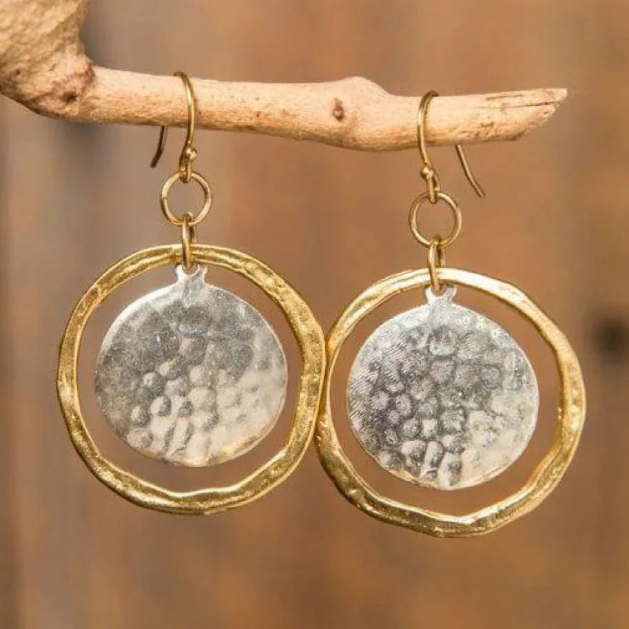 Frida – Gold & Silver Earrings